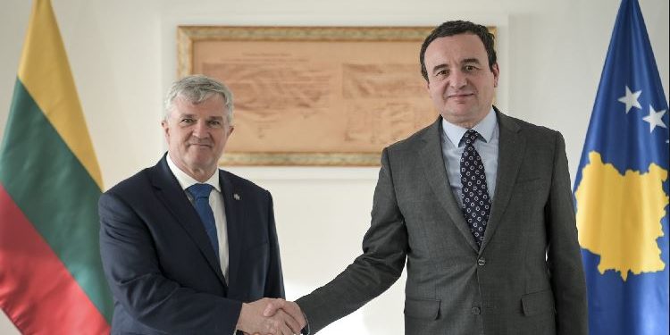 Kurti takon ambasadorin e ri jorezident të Lituanisë, diskutohet gatishmëria e rritjes së bashkëpunimit