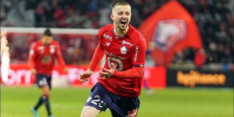 Edon Zhegrova shënon super gol për Lille në minutën e 9-të