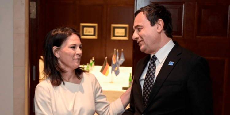 Kurti takon Baerbock, temë diskutimi marrëdhëniet dypalëshe, reformat demokratike, integrimi evropian i Kosovës,