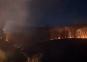 Përfshihet nga zjarri një zonë malorev në Gërlicë të Kaçanikut