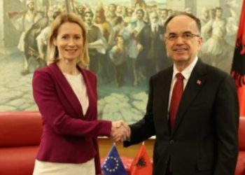 Presidenti Begaj pret Kallas: Shqipëria e gatshme për thellimin e reformave