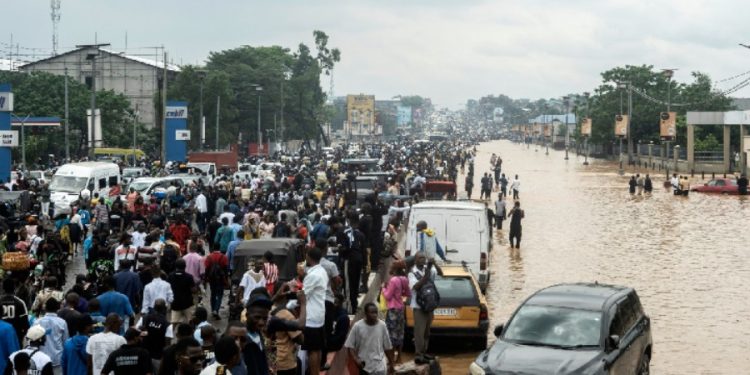 Reshjet e shiut përmbysin kryeqytetin e Republikës Demokratike të Kongos, 22 viktima