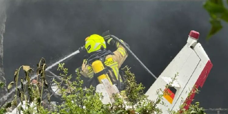 Rrëzohet aeroplani në Gjermani, vdesin 2 persona
