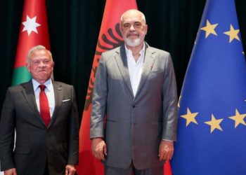 “Mik i çmuar”, Rama pret në Tiranë Mbretin e Jordanisë Abdullah II bin Al-Hussein