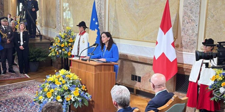 Osmani në Parlamentin e Zvicrës: Mirënjohje e përjetshme për mbështetjen ndaj Kosovës dhe thirrje për investime