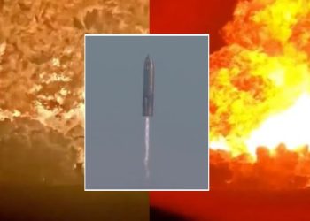 Raketa Starship e SpaceX shpërthen në flakë gjigante në vendin e testimit në Teksas