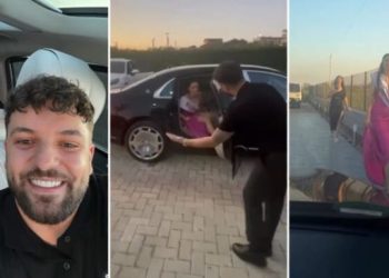 Olsi Bylyku befason një maturante nga Lushnja duke u bërë shoqëruesi i saj në mbrëmjen e matures – shkon dhe e merr me veturë luksoze