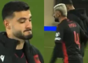 Festë te Shqipëria, heshtje te Broja: Sulmuesi shihet i mërzitur pas paraqitjes ndaj Andorrës