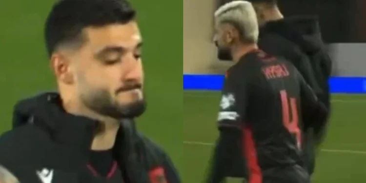 Festë te Shqipëria, heshtje te Broja: Sulmuesi shihet i mërzitur pas paraqitjes ndaj Andorrës