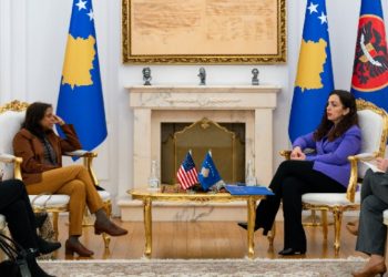 Presidentja Osmani priti në takim të ngarkuarën me punë të SHBA-së, Anu Prattipati