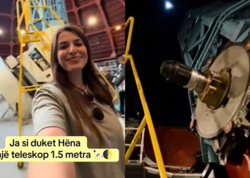 Astronomja kosovare Pranvera Hyseni kap pamje spektakolare të Hënës nga teleskopi i NASA-s